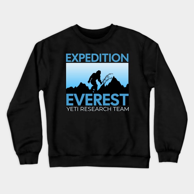 Expedition Everest yeti Crewneck Sweatshirt by Polynesian Vibes